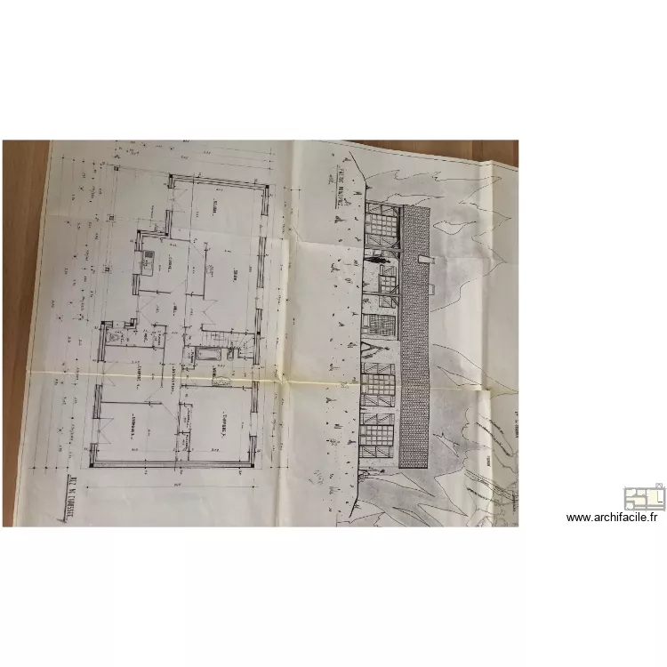 Maison cuns90. Plan de 