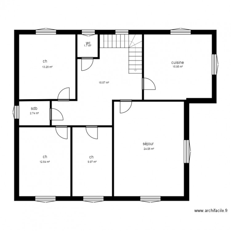 plan PAITRE St Maurice en G. Plan de 0 pièce et 0 m2