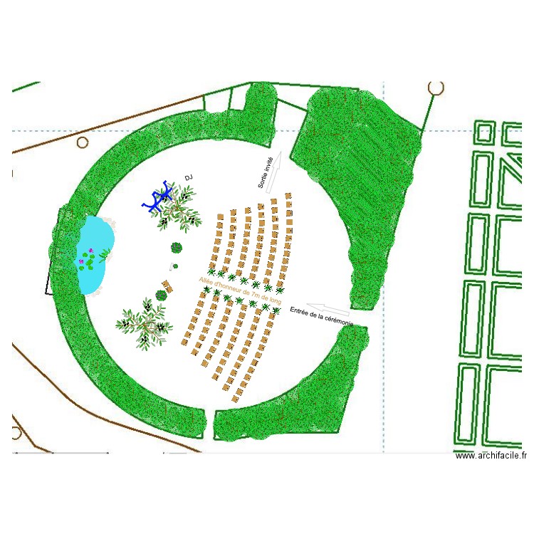 Cérémonie A&A. Plan de 0 pièce et 0 m2