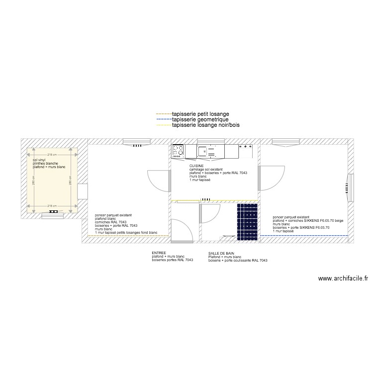 Villeurbanne LOG5 revetements. Plan de 0 pièce et 0 m2