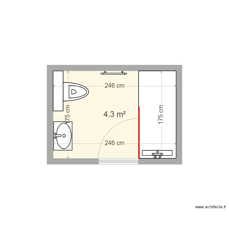 DE SANTIS PLAN 2 SALLE DE BAINS . Plan de 0 pièce et 0 m2