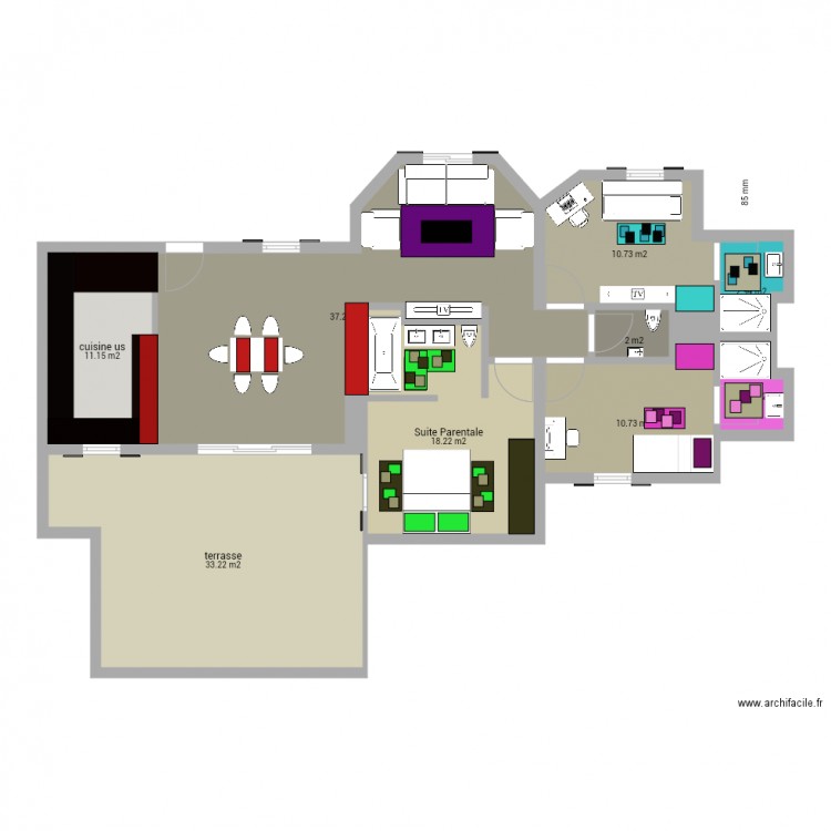 claude973 15. Plan de 0 pièce et 0 m2