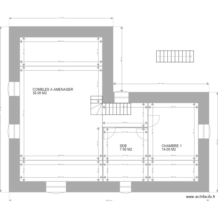 BERGERIE ETAGE PC 2. Plan de 0 pièce et 0 m2