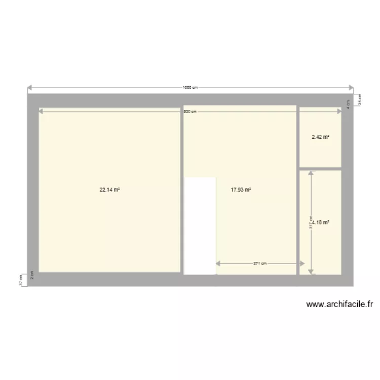 PLAN MAISON ETAGE. Plan de PLAN MAISON ETAGE. Plan de