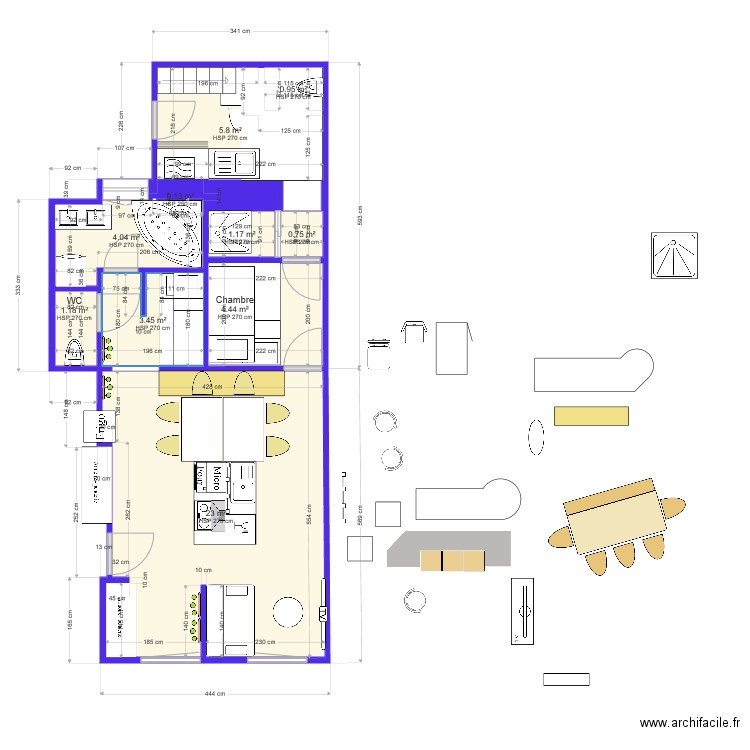 Verdun 10 places V9. Plan de 0 pièce et 0 m2