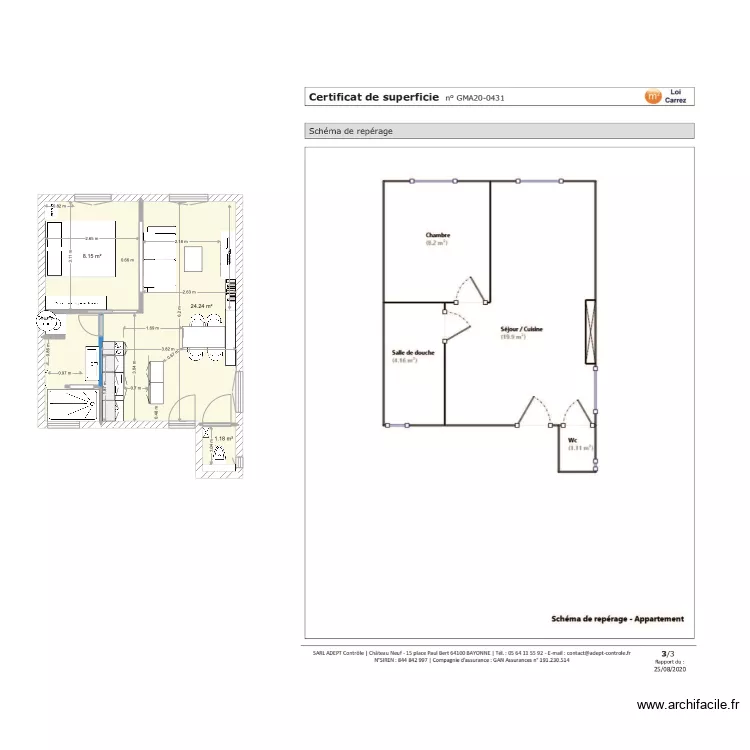Bon air plan implantation 2. Plan de Bon air plan implantation 2. Plan de