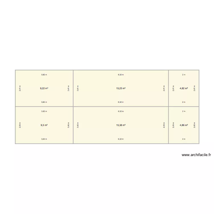 DENTISTE BERTAUD. Plan de 