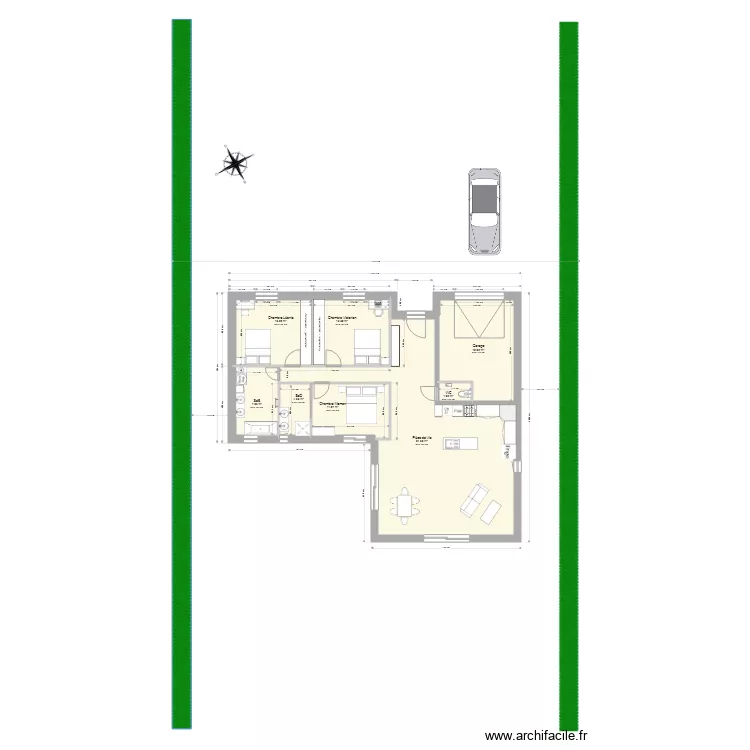 Projet Fouchères initial. Plan de Projet Fouchères initial. Plan de