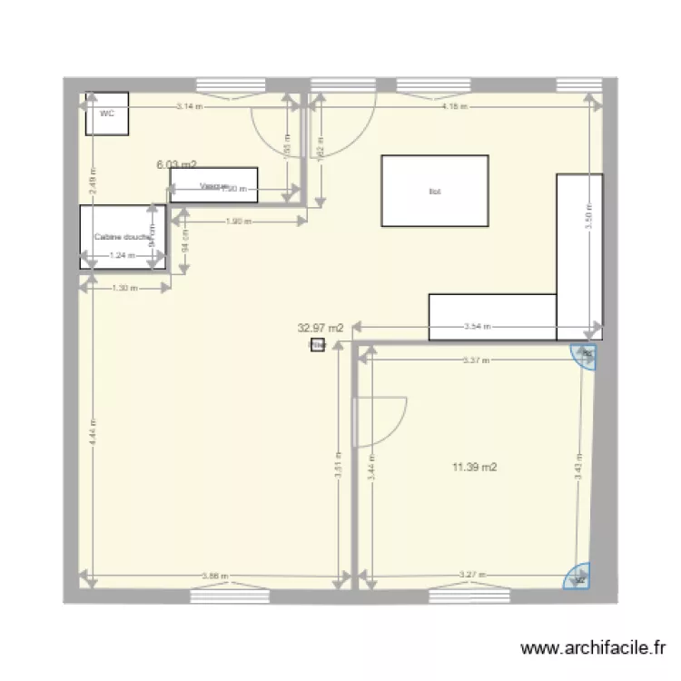 Plan appartement avec meubles avec location. Plan de Plan appartement avec meubles avec location. Plan de