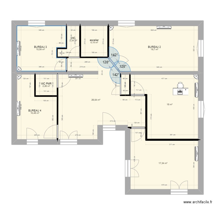 plan l'union RDC vers 2. Plan de 0 pièce et 0 m2