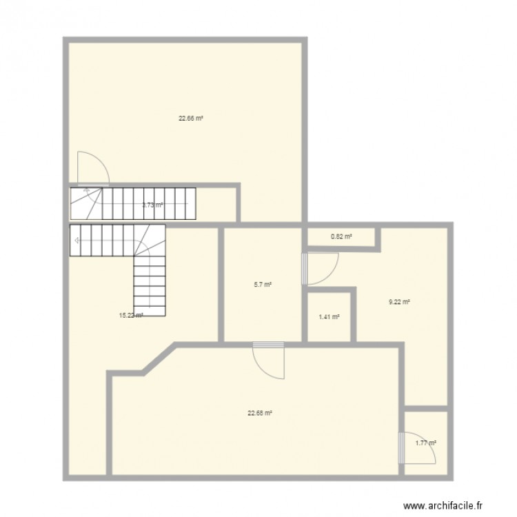 Hugo RDC. Plan de 0 pièce et 0 m2