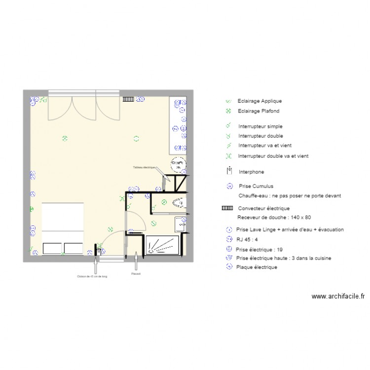 Plan bonne dimension TE modifié constance 7 juin. Plan de 0 pièce et 0 m2