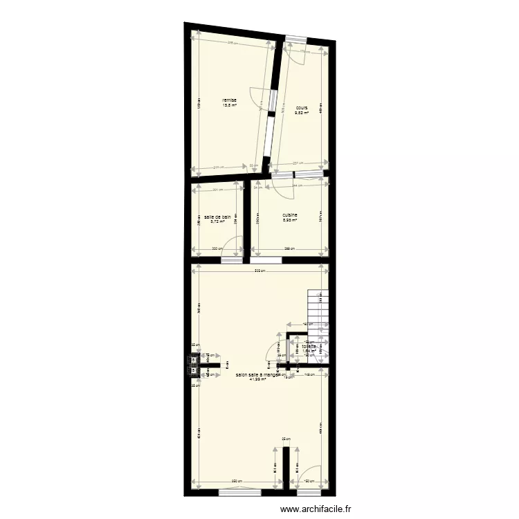 logement de secours. Plan de 