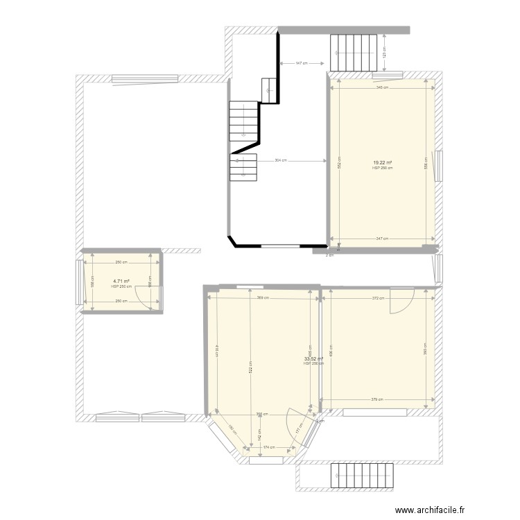 plan existant amneville . Plan de 0 pièce et 0 m2