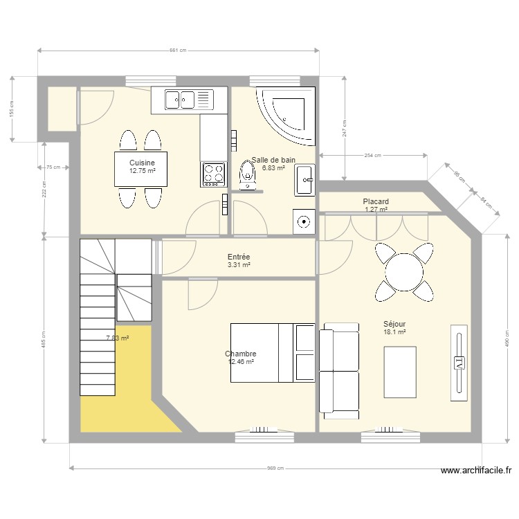 Gare Apt 101. Plan de 0 pièce et 0 m2