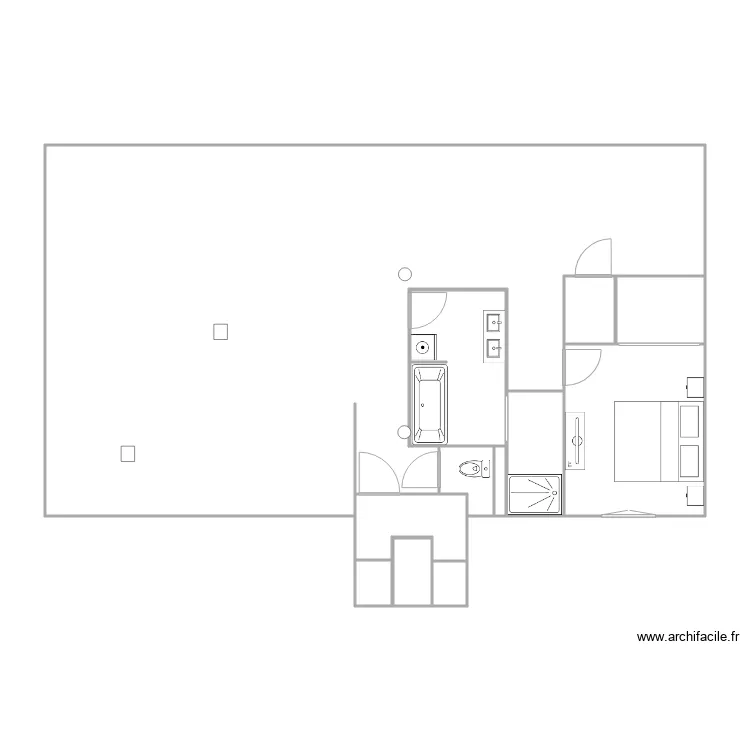 esquisse 2 lannoy 1er etage. Plan de esquisse 2 lannoy 1er etage. Plan de