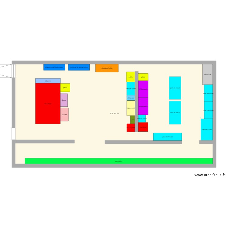 plan labo. Plan de 0 pièce et 0 m2
