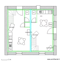 maison PEURIERE  :  premier ETAGE - PROJET 3