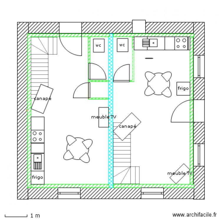 maison PEURIERE  :  premier ETAGE - PROJET 3. Plan de 0 pièce et 0 m2