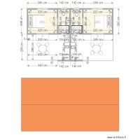plan bungalows jumelés baie mahault 