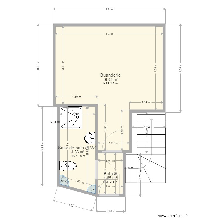 jujard rdc . Plan de 0 pièce et 0 m2