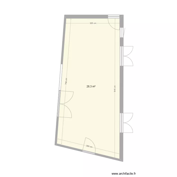 BELVEDERE v&eacute;randa. Plan de 