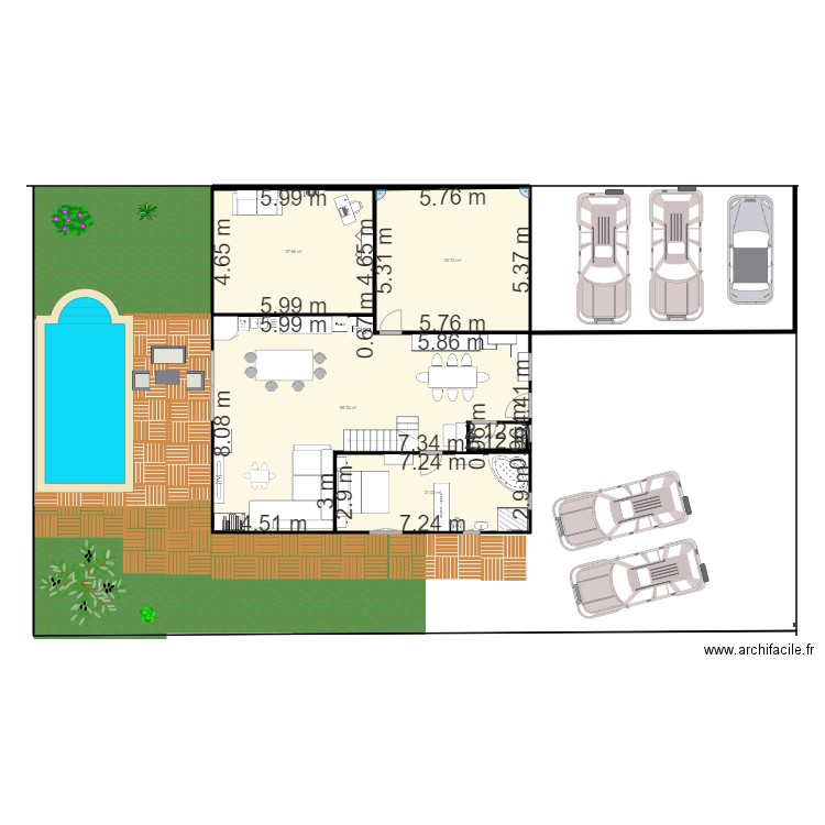 Trémoulet plan 2. Plan de 0 pièce et 0 m2