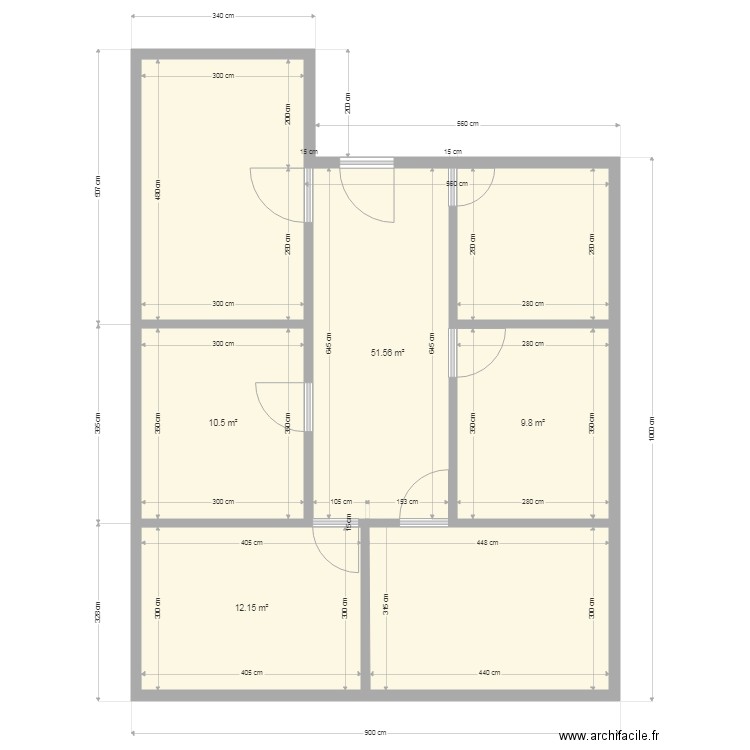 moi. Plan de 0 pièce et 0 m2