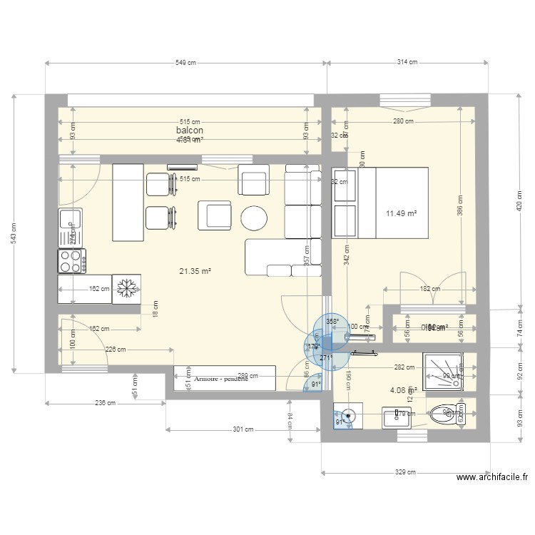 Seraidi nouveau. Plan de 0 pièce et 0 m2