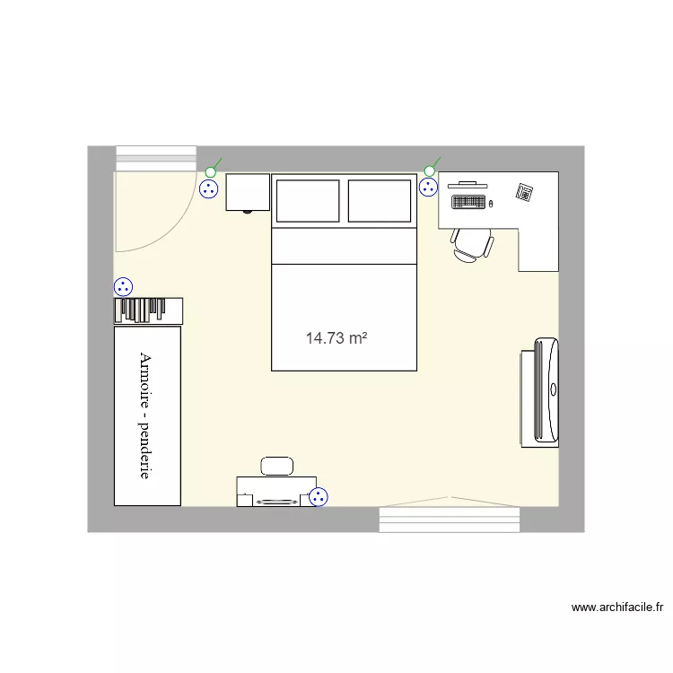 chambre violette proposition JUIN 2021 2. Plan de 