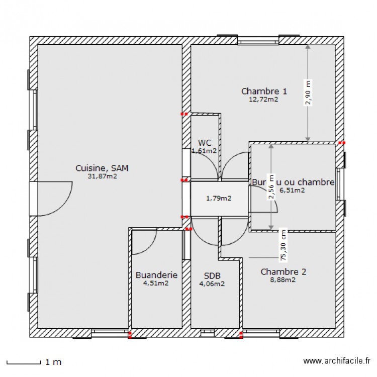 Roux Patricia A. Plan de 0 pièce et 0 m2