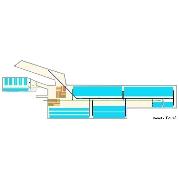 ZS Sarrance - Config bassin 2.0 - Config moulin 2.1. Plan de 5 pièces et 800 m2