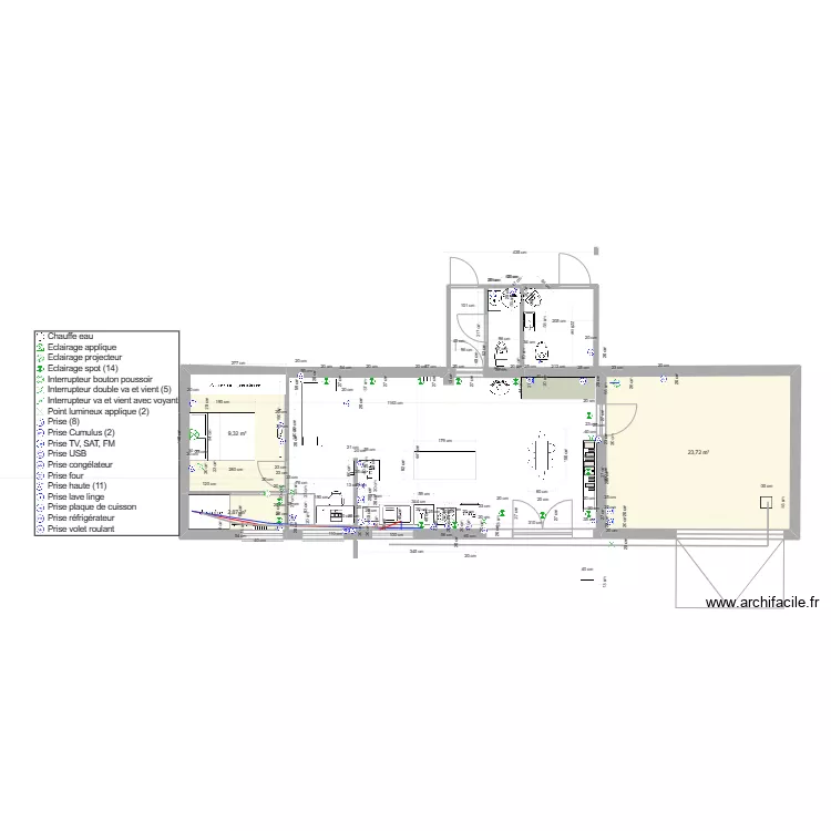 studio maclas cloisons. Plan de 