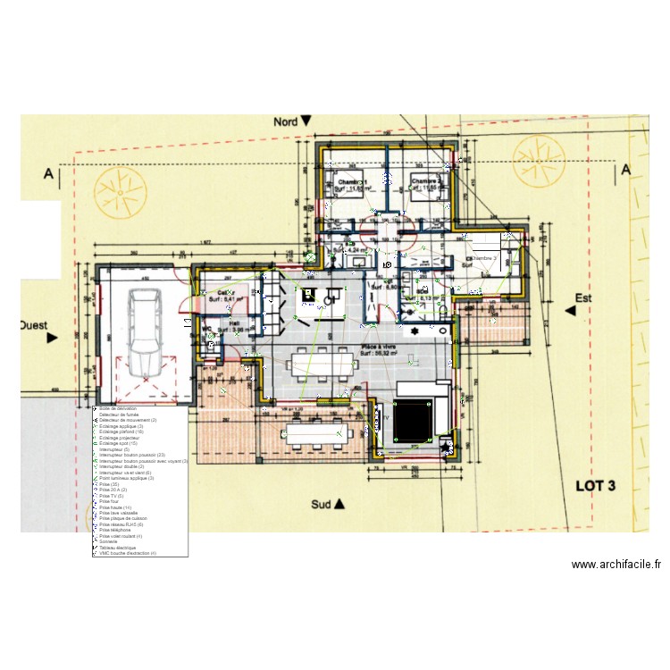 Aubenas. Plan de 0 pièce et 0 m2