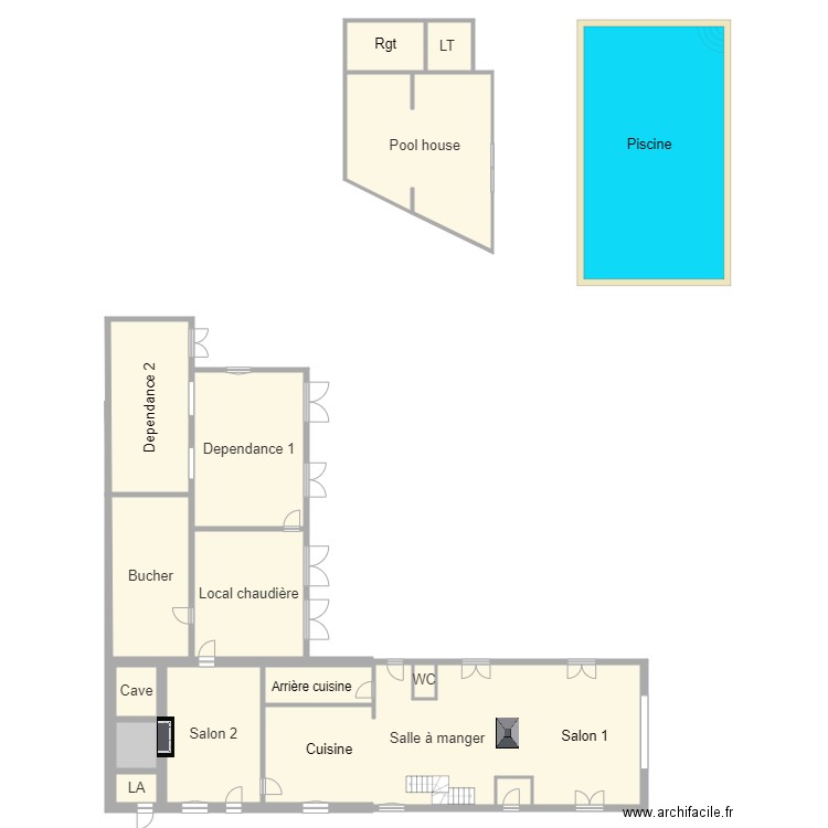 rdc briand2. Plan de 0 pièce et 0 m2