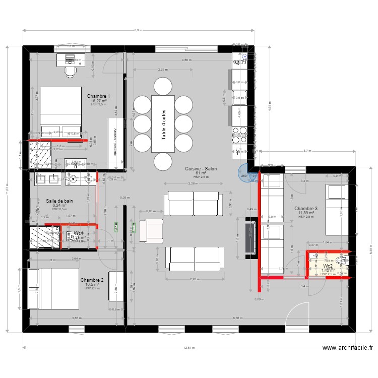 Audresselles plan électrique. Plan de 0 pièce et 0 m2