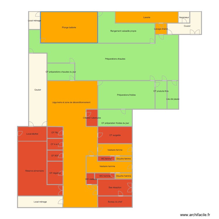 Plan Plan 1 Cuisine Ehpad Fumel Par Youlina ArchiFacile Plan Plan 1 Cuisine Ehpad Fumel Par Youlina ArchiFacile