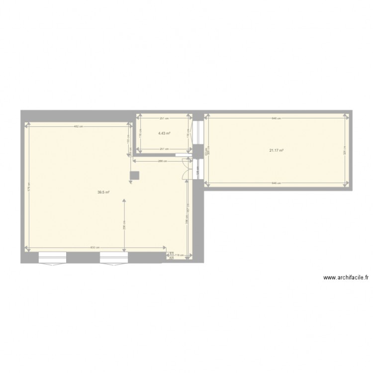 Klauzál tér 15 3 em 25M amenagmt. Plan de 0 pièce et 0 m2