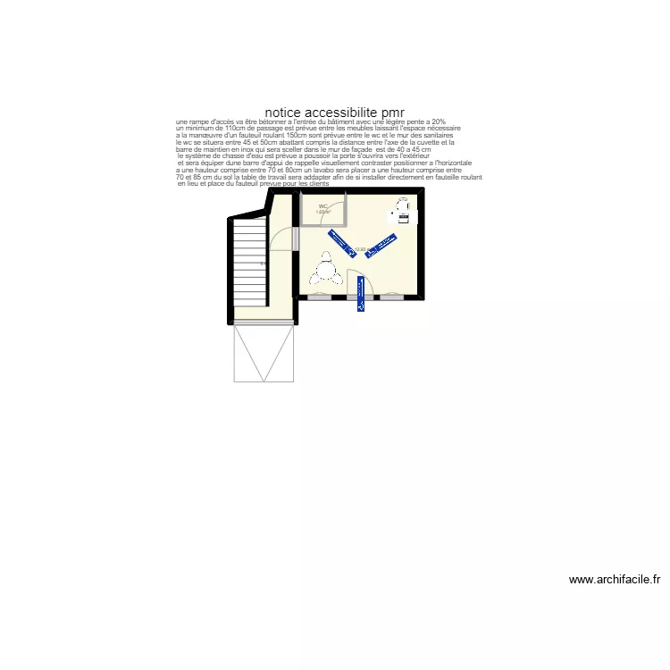 notice accessibilite. Plan de 