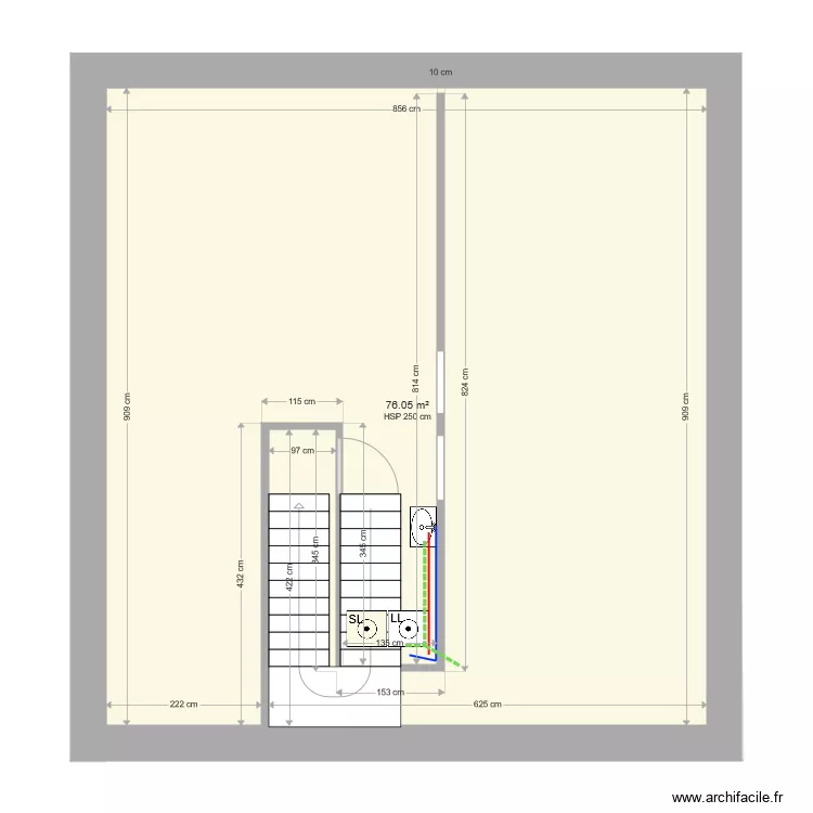 machines grenier. Plan de 
