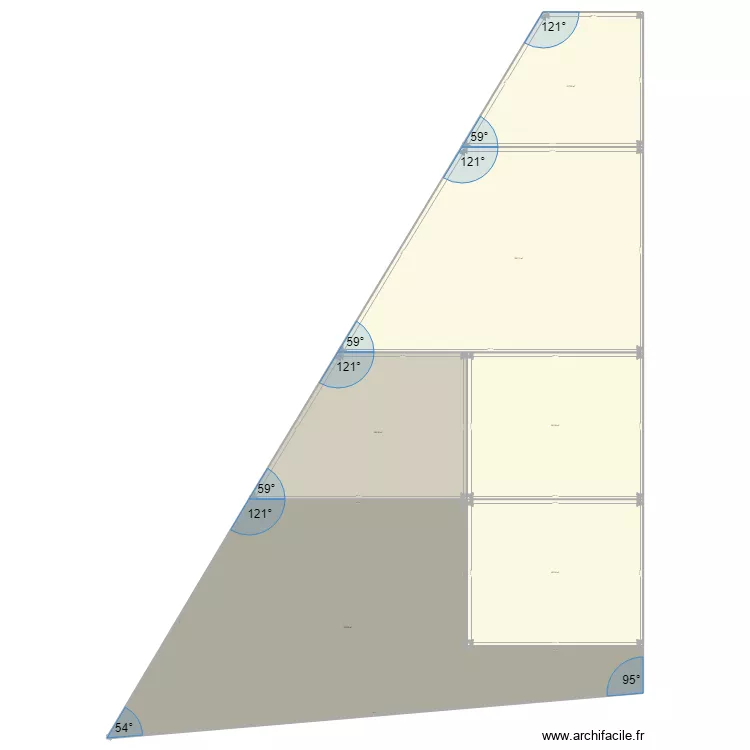 Plan hangar Pesche. Plan de 