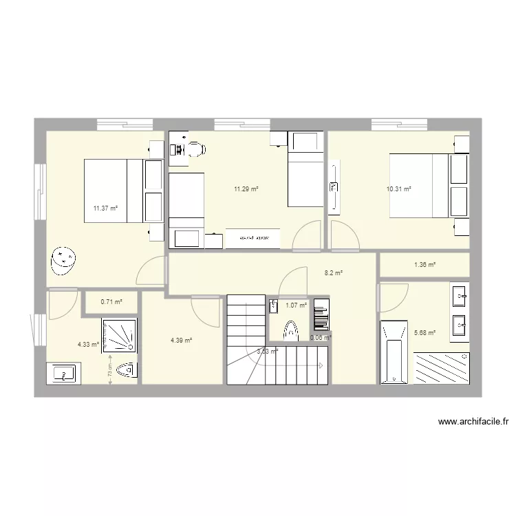 papa etage 5. Plan de 