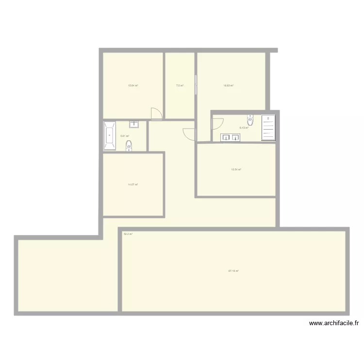 maison. Plan de maison. Plan de