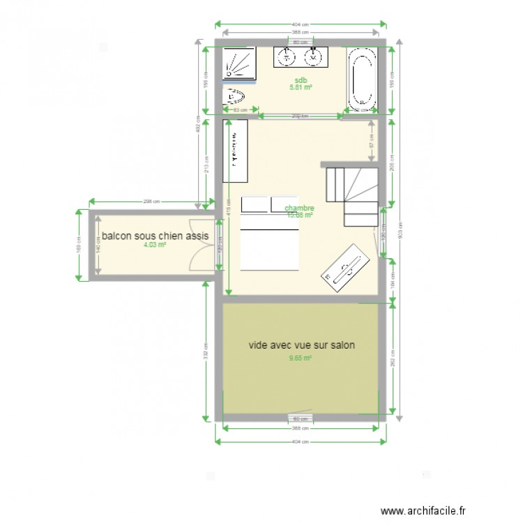 ducos mezzanine. Plan de 0 pièce et 0 m2