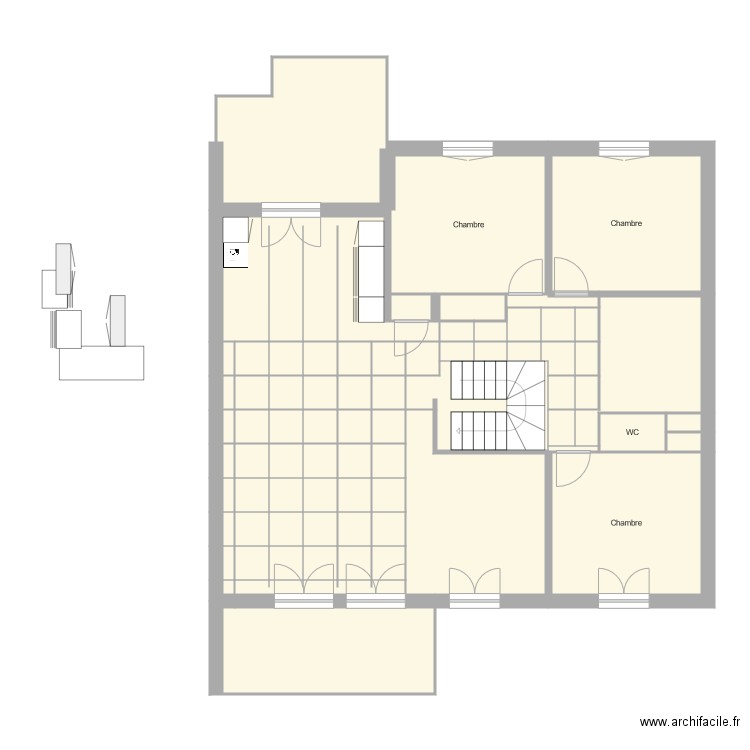 venelles 1975 modif de base carreau. Plan de 0 pièce et 0 m2