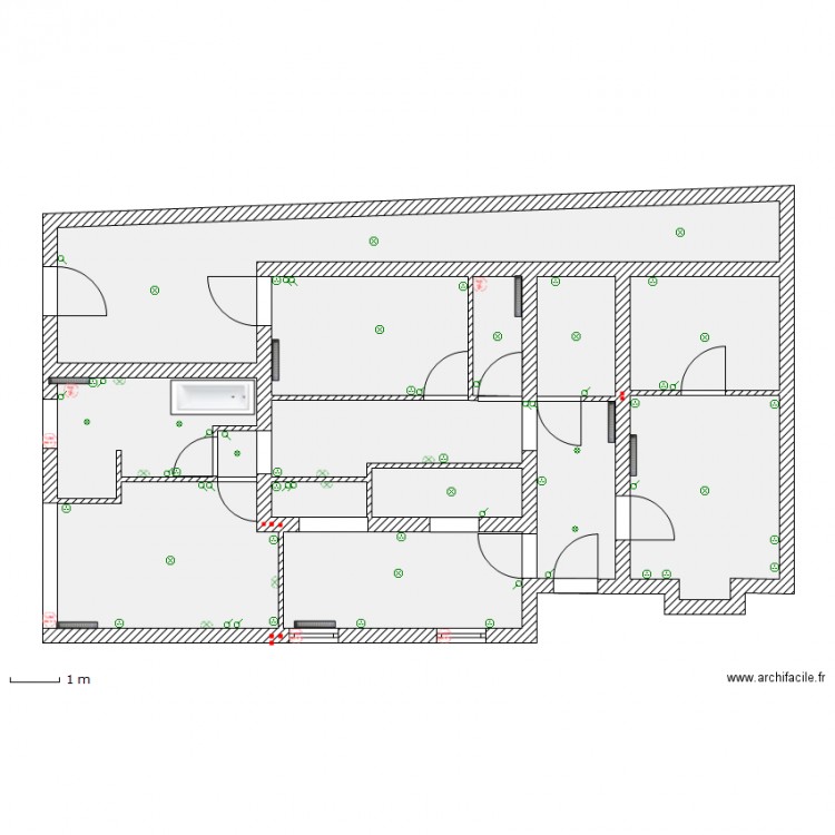 Maison - Plan ELEC. Plan de 0 pièce et 0 m2