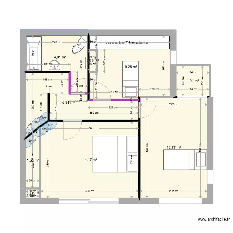 maison 1er &eacute;tage  id&eacute;e Sylvie 2402022. Plan de 
