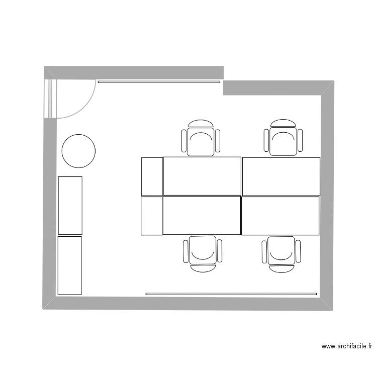 Bureau DSP 2.0. Plan de 0 pièce et 0 m2