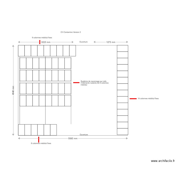 CH Contamine Version 2. Plan de 0 pièce et 0 m2