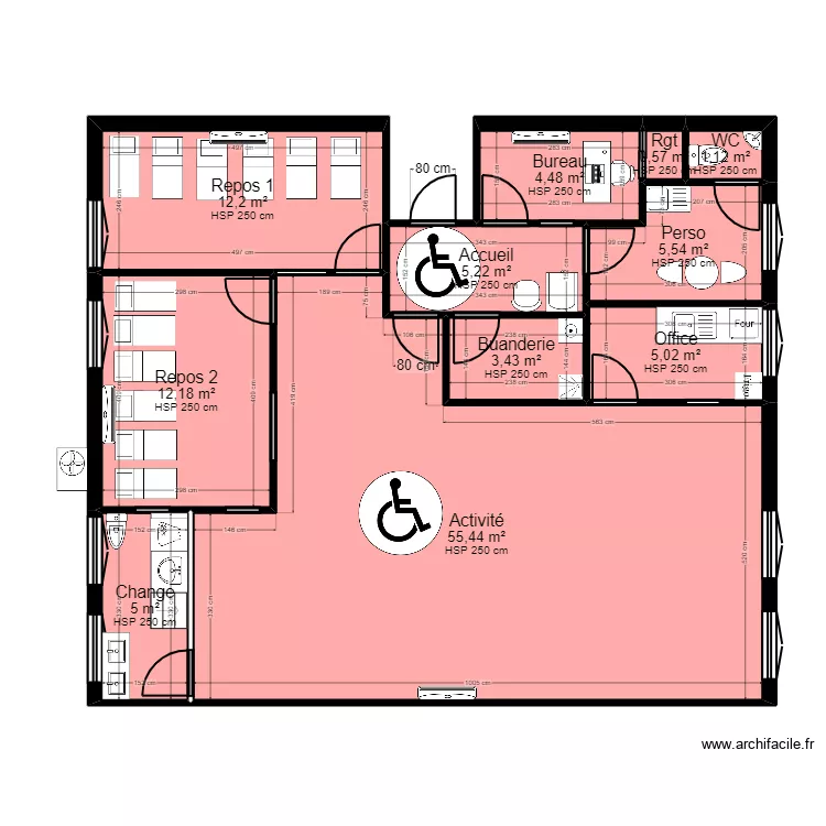 Mareuil les Meaux Projet JR vmc. Plan de 